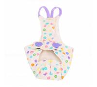 Annadue Lightweight Flight Suit Adjustable Bird Safety Harness Vest for Macaws Parakeets with Cute Backstrap Design Fashion Outdoor Walking Flying Apparel (Style 2)