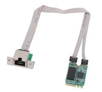 Annadue M.2 E Key 2.5G Gigabit Ethernet Network Card, RJ45 Port Industrial Control Card with Stable Data Transmission for Computer Laptop Desktop
