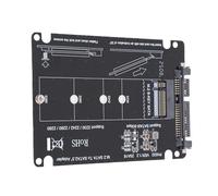 Annadue M.2 B Key NGFF to Serial SATA Adapter Converter Case Enclosure, 2.5" SSD Laptop Hard Drive Enclosure Expansion Adapter Card for IOS, for Wins 7 8 10, for Linux
