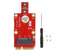 Annadue M.2 to Mini PCI-E Adapter Converter Dual NANO SIM Card Slot with Screwdriver Kit, Supports 5G/4G/3G Wireless Modules for Desktop/Laptop