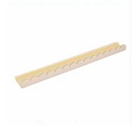 Annadue Mahjong Rack, Acrylic Mahjong Tile Holder with Magnetic Wave Shape Pusher, 20 Inch Shell Colored Acrylic Rack for Gaming