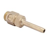 Annadue Male Thread Brass Fountain Nozzle, Adjustable Direction Jet Water Spray Head, Proof Valve for Garden Pond Landscape Sprinkler 1/2 Inch (4 Minutes 1/2)