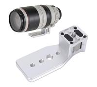Annadue Metal Lens Collar Stand, Tripod Mount Base Specifically Designed for EF 100-400mm F/4.5-5.6L IS II Lens, Integrated with 1/4 3/8 Inch Screw Holes, Stability, Aluminum Alloy