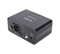 Annadue Microphone Preamp, Studio Quality Sound with 38dB Gain Low Distortion, 48V Power Supply for Dynamic Condenser Microphones, XLR 3.5mm 6.35mm Outputs for Home Studio