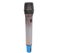 Annadue Microphone Prop, Plastic Play Fake Mic with RGB Light, Pretend Microphone for Kids Cosplay Party Oratorical Skills Training