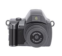 Annadue Mini Keychain Camera, 2K 12MP Digital Camera with LED Light, 4 Filters,Retro Keychain Camcorder for Travel Recording (Grey)