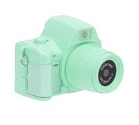 Annadue Mini Keychain Camera, 2K 12MP Digital Camera with LED Light, 4 Filters,Retro Keychain Camcorder for Travel Recording (Light Green)