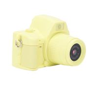 Annadue Mini Keychain Camera, 4MP 2K Retro Compact Micro CCD Camera for Vlog Travel, 1.47" Screen, 50 Minutes Working, Support Up to 128GB Memory Card (Yellow)