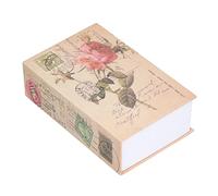Annadue Mini Money Box, Book Safe Box with Stainless Steel Liner, Simulation Book Shaped Safe Case, Money for Home Office Supplies