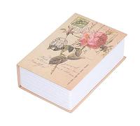 Annadue Mini Money Box, Book Safe Box with Stainless Steel Liner, Simulation Book Shaped Safe Case, Money for Home Office Supplies