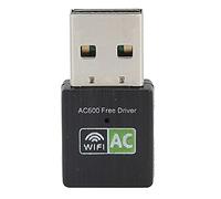 Annadue Mini USB WiFi Adapter 600Mbps Dual Band 2.4Ghz 5Ghz Wireless Network Card USB Receiver Ethernet Adapter with RTL8811CU Chip for Plug and Play