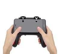 Annadue Mobile Game Controller, Dual Cooling Fans Gamepad with 5000mAh Battery, Heat Dissipation Gaming Handle for Smartphone, Phone Controller for IOS, Game Auxiliary Key for (5000mah)