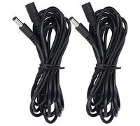Annadue Monitoring Power Extension Cord Efficient LED Solar Light Connection Cable 5.5x2.1mm DC12V 24V 2Pcs for Solar Lights