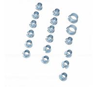 Annadue Motor Bracket Bearings Bushings Steel Replacement for Super Duty, Running Board Motor Bracket Bearings Bushings Set, Pedal Mount Bearing
