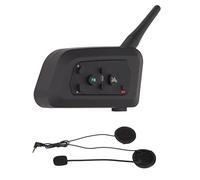 Annadue Motorbike Helmet Bluetooth Intercom, V4 1200m Motorcycle Bluetooth Headsets 4 Riders Communication System Wireless Interphone Headset Kit, MP3/FM Radio/GPS/Hand Free