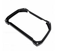 Annadue Motorcycle Meter Frame Screen Protector, CNC Aluminum Acrylic Replacement for R1200GS R1250GS S1000RR S1000XR, Instrument Cluster Dashboard Guard for (Black)
