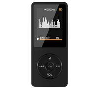Annadue MP4 Player, Wireless Music Player with Stereo Sound, Supports Built in Battery，memory Cards, Ideal for Running, Walking, Studying, Meetings