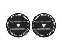 Annadue NAB HUB Adapter Spacer, 2Pcs Trident/NAB Adapter Spacers, NAB Adapter Spacer Reel Adjustment Discs for Revox Studer Revox/Teac Reel Tape Recorder (1.0mm)