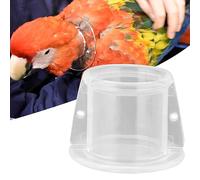Annadue Neck Collar, Anti Bite Picking Feather Wound Healing Protective Cover for Bird, Small Recovery Collar for Prevention (S outer diameter 4.8 inner diameter 3.3)