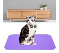 Annadue Non Slip Rubber Mat for Pet Grooming Bathing Training Table Grip Pad (Purple)