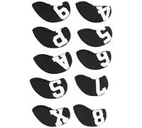 Annadue Number Iron Head Cover Set, Neoprene Protective Headcovers (White