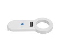 Annadue Pet Microchip Scanner with Display, USB Charging Handheld RFID Animal Reader for Dogs Pets Cats Pigs Animals (White)