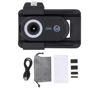 Annadue Phone Macro Lens for Smartphone, Macro Photography Lens Clip with CPL Filter & LED Light for Cell Phone, for IOS, for Android, 71-105mm Stretch Clip Range (200X)