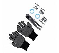 Annadue Pipe Thread Cutting Set, Internal External Pipe Threading Tool for PVC PP PE Plastic Pipes, 1/2 3/4 1 Inch, Plastic Thread Cutter Kit for Plumbing Repair