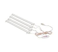 Annadue Plant Grow Light, 4 Heads USB Full Spectrum LED Grow Light, Dimmable Timer Plant, Indoor Lights for Succulent Home (Sun 4000K 168LEDs)