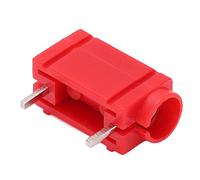 Annadue Plated Brass Banana Socket 4mm PCB Panel Mount 5pcs for Multimeter, Professional 30V 60V 24A Test Equipment Accessory Good Conductivity (Red)