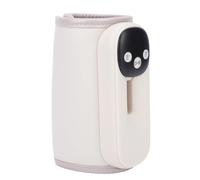 Annadue Portable Bottle Warmer, 11 Temperature Fast Heating Milk Warmer with 8000mAh Battery, LED Display, Night Light, Universal Fit, for Travel Car Night Feeding (Beige)