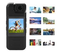 Annadue Portable Camera Video Recorder, 4K HD Video Camera with 1.54 Screen, Movement Detection, Loop Recording, 180° Rotatable Lens for Home, Outdoor, Law Enforcement, Security Guard