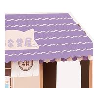 Annadue Portable Cat Playhouse Strong Construction Cardboard Cat House with Catnip for (Grocery Store)