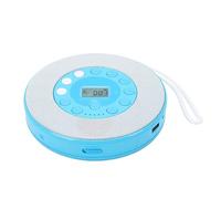 Annadue Portable CD Player with Speaker, Rechargeable Antiskip Portable Music Player with Memory Playback for Car Home Travel Record to USB Drive (Blue)