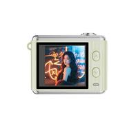 Annadue Portable Digital Camera, 64MP 2.5K 1.4 Inch Display 16X Zoom 11 Filters Rechargeable Portable Camera with Necklace Keychain for Kids Students Travel (Green)