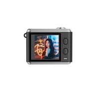 Annadue Portable Digital Camera, 64MP 2.5K 1.4 Inch Display 16X Zoom 11 Filters Rechargeable Portable Camera with Necklace Keychain for Kids Students Travel (Black)