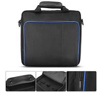 Annadue Portable Handbag Travel Storage Bag, Nylon Shoulder Bag Case for Console, Controllers, Games & Accessories, Adjustable Strap Protective Carrying Case