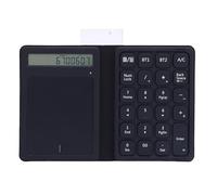 Annadue Portable Numeric Keypad with Touchpad, 23 Keys Foldable Ultra Thin Wireless Numeric Keypad, 3 in 1 Bluetooth Number Pad with PU Leather Case for Tablet Laptop