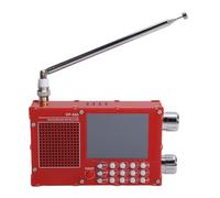 Annadue Portable Radio, 2.8 Inch LCD Color Screen Multiple Functional Portable FM LW MW SW Shortwave Radio with Antenna for Camping Climbing Travel Emergency