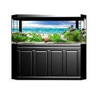 Annadue Poster, Ocean Landscape PVC Decorative Sticker for Aquarium Fish Tank Background, Underwater View Decor for Tank Interior (61 * 30cm)