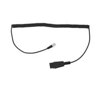 Annadue Quick Disconnect Headsets Coil Cord, RJ9 to QD Adapter Cable, Plug and Play, Widely Compatible for IP Phones