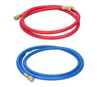 Annadue Refrigerant Charging Hose, Car Air Conditioning Repair Tool with Fluoride Adding Tube, Coolant Charging Hose for Auto AC, Air Conditioner with 1/4 Inch Female Connector (R410 Special 1.5