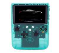 Annadue Retro Handheld Game Console, 6 Inch Screen Portable Gaming Device with Dual RGB Joysticks, 6000mAh Battery 128GB Storage, 30+ Emulator Handheld Console for Travel (Transparent Green)
