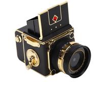 Annadue Retro Mini Digital Camera, 2.7K FHD 12MP, 2.0" Compact Vlogging Cameras with 16X Digital Zoom, with Waist-Level Viewfinder, for Teens Students Kids (Black)