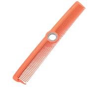 Annadue Rotatable Cutting Comb, Professional Rotating Comb for Barber Styling, Rotatable Bearing for All Hair Types Men Women (Orange)