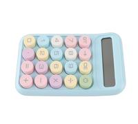 Annadue Scientific Calculator 10 Digit LCD Display Mechanical Button Calculator for Exams, Accounting, School (Blue)
