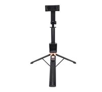 Annadue Selfie Monitor Screen Phone Tripod, Rear Camera Wireless Screen Mirroring 66.9 Inch Extendable Portable Selfie Stick with 360° Rotatable Head for IOS for Android