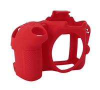 Annadue Silicone Camera Case for D3300 D3400 (Red) | Soft Silicone Sleeve, Anti Scratch Protection, Lightweight Cover, Comfortable Grip, Easy Install