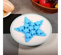 Annadue Silicone Ice Cube Tray, Star Shaped Ice Mold Maker, Cool Cubes Tray for Party Bar Club, BPA Free Silicone for Whiskey Cocktails, 2 Pack Pink (Grass Green)