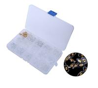Annadue Silicone Nose Pads, 300pcs 15 Values Glasses Screw On Nose Pads, Soft Eyeglass Accessories, Replacement Repair for Eyeglasses